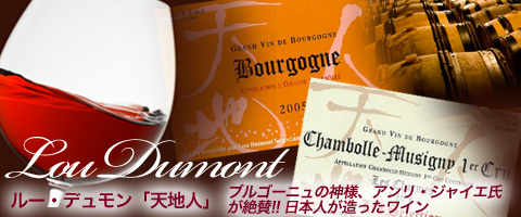 ルー・デュモン「天地人」日本人仲田晃司氏がブルゴーニュで造る極上ワイン