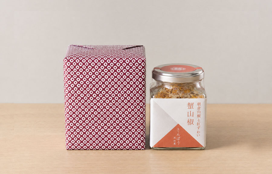 蟹山椒 1個入りギフト箱