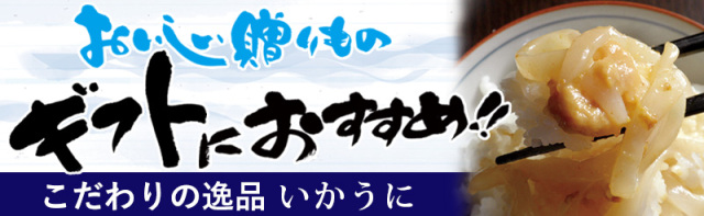 お中元、お歳暮、いかうに